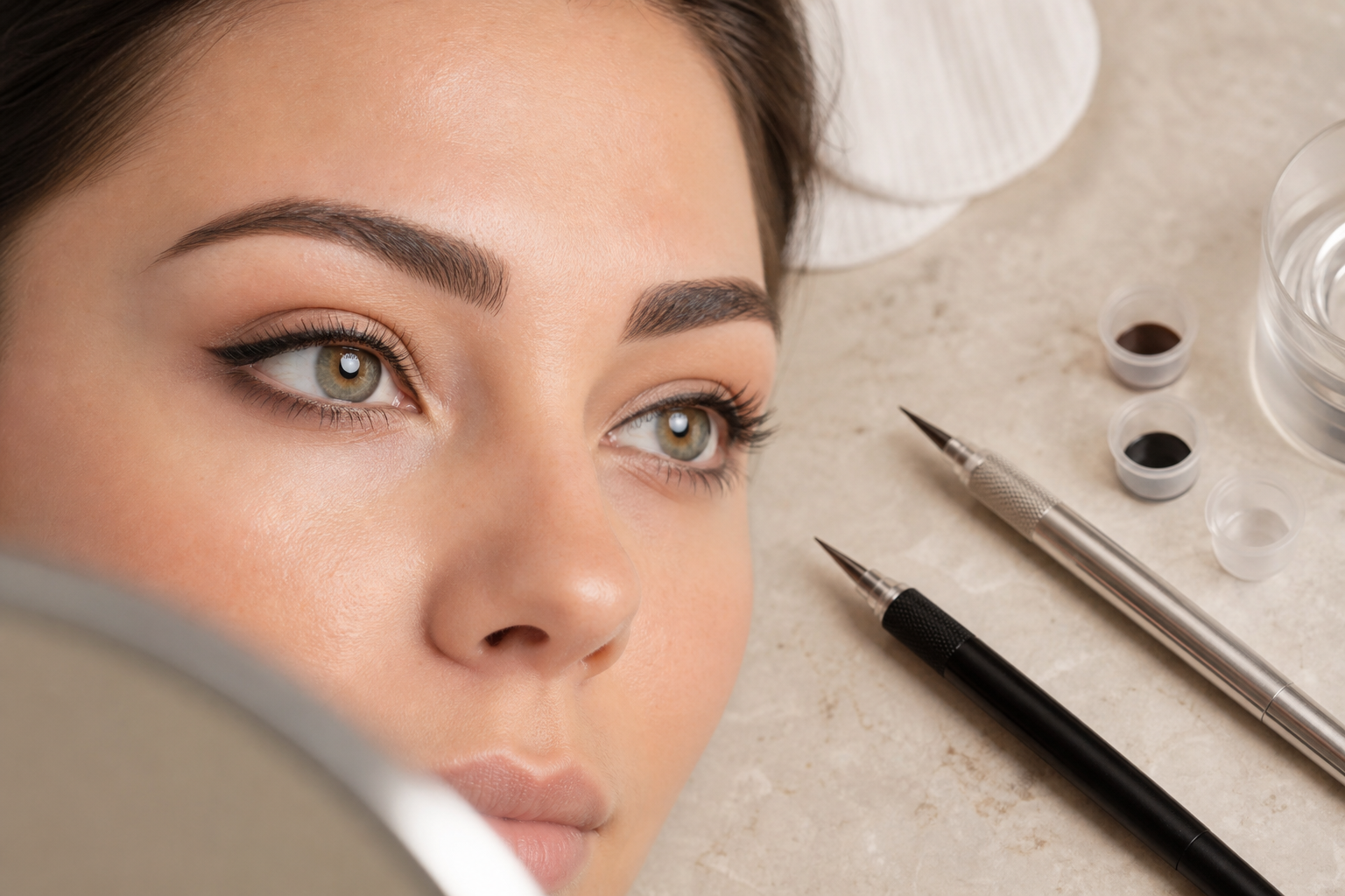 Lidstrich Permanent Make-up Berlin Mitte wenn Eyeliner verwischt in einem hochwertigen Berliner Beauty-Studio