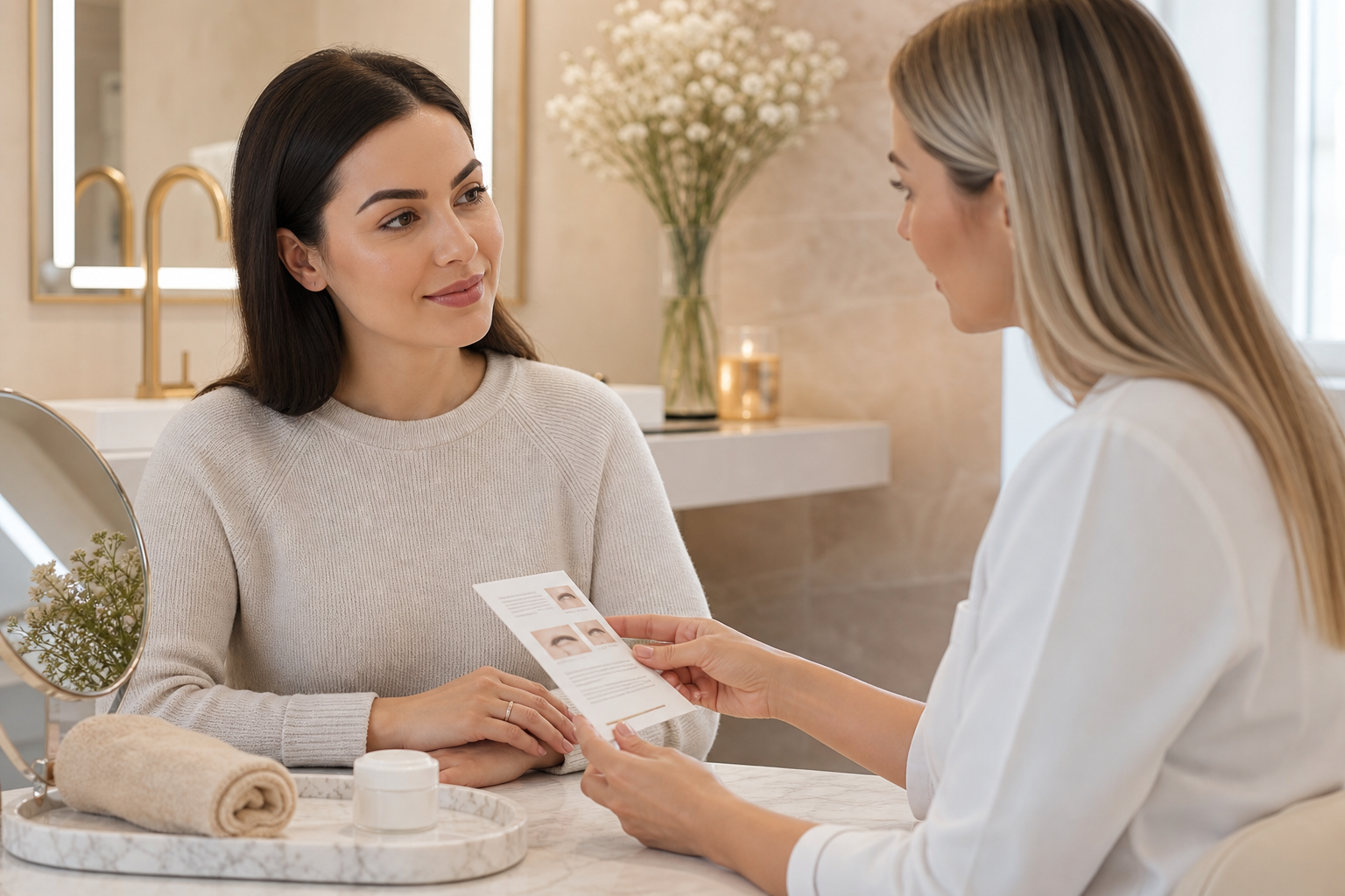 Microblading Berlin Mitte Nachbehandlung: was Kundinnen wissen sollten in einem hochwertigen Berliner Beauty-Studio