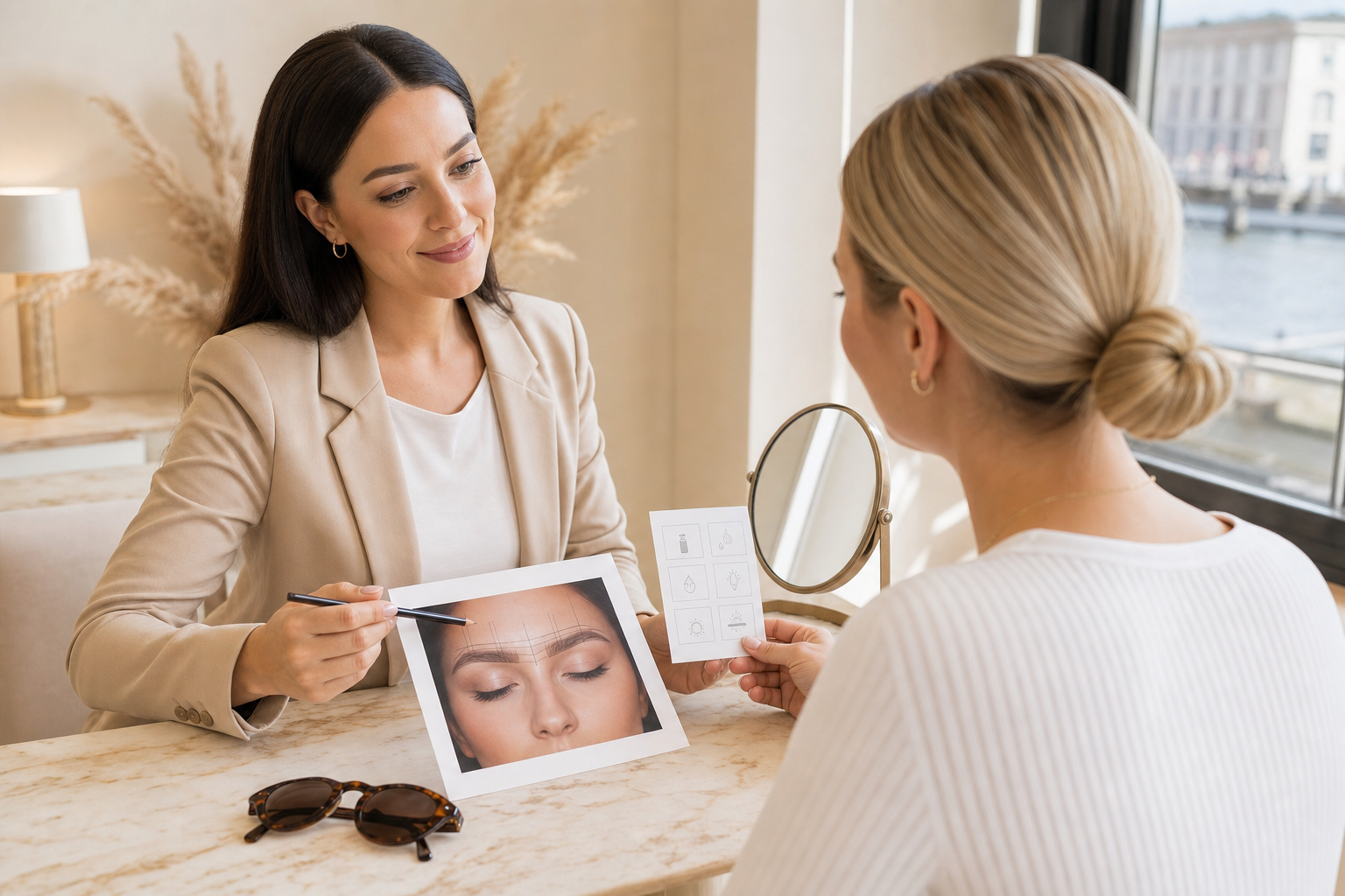 Microblading Berlin Mitte vor Urlaub: Timing und Pflege in einem hochwertigen Berliner Beauty-Studio