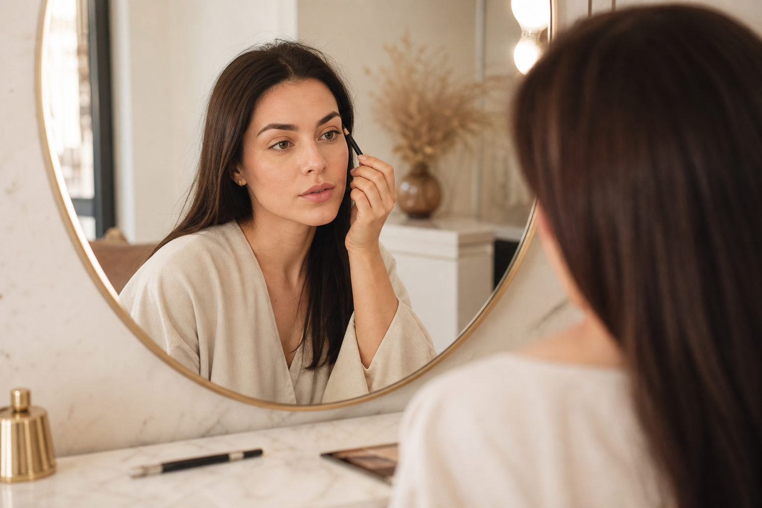 Microblading Berlin Mitte wenn Augenbrauen morgens Zeit kosten in einem hochwertigen Berliner Beauty-Studio