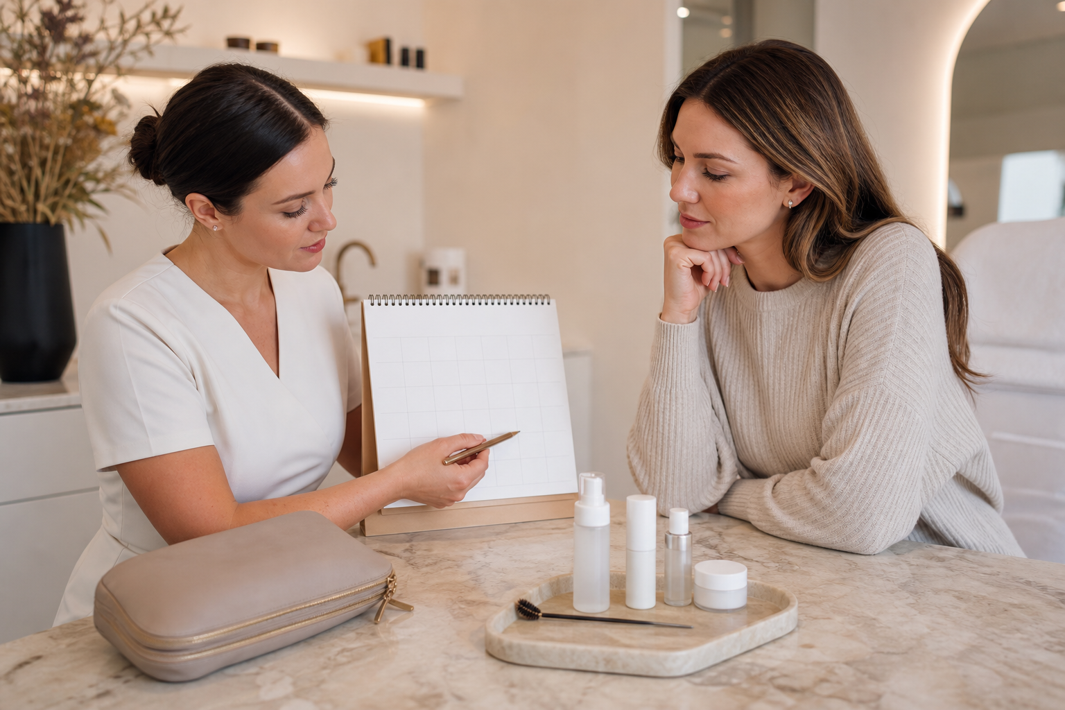 Permanent Make-up Augenbrauen Berlin Mitte vor Reise planen in einem hochwertigen Berliner Beauty-Studio