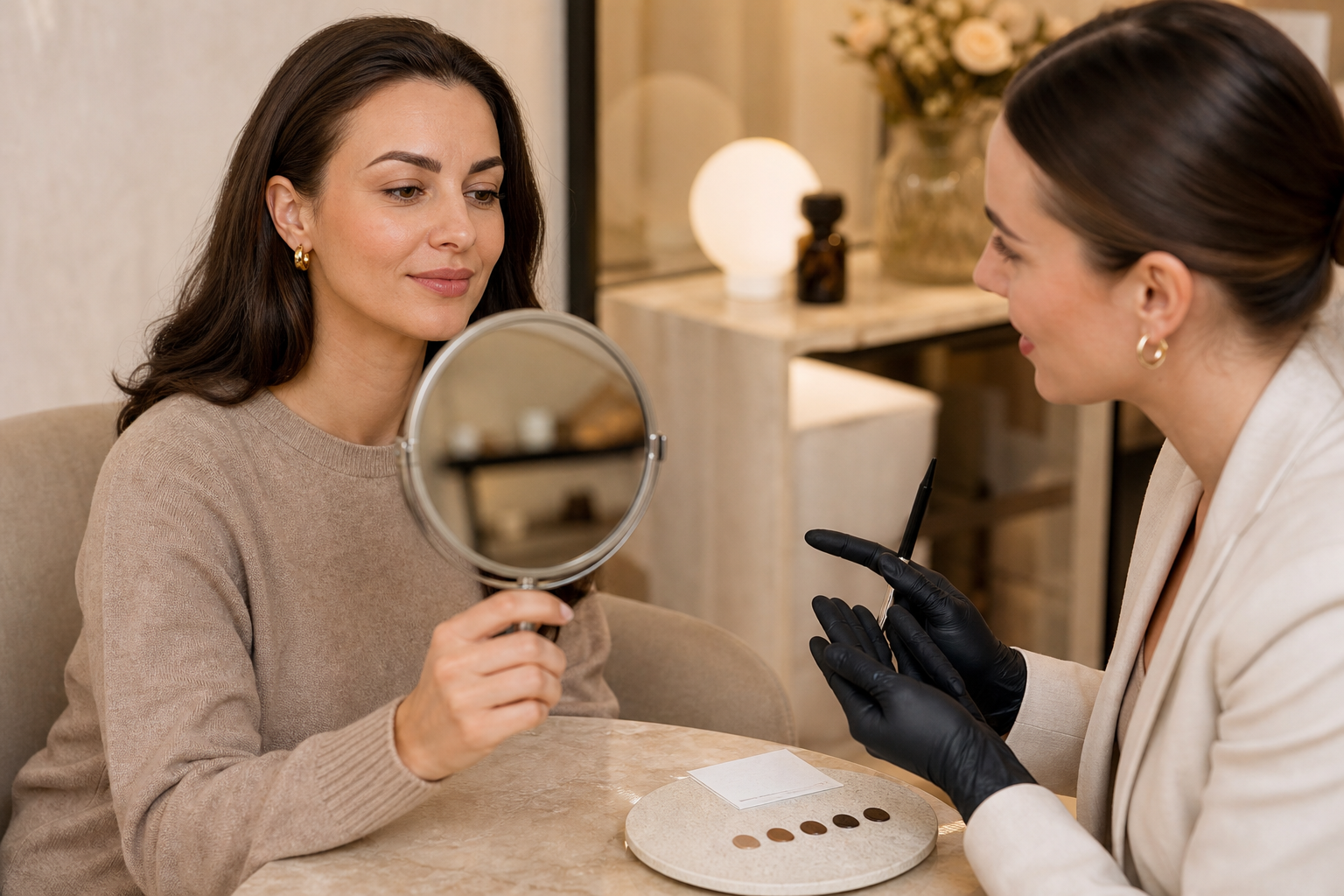 Permanent Make-up Berlin Mitte für Augenbrauen im Alltag in einem hochwertigen Berliner Beauty-Studio