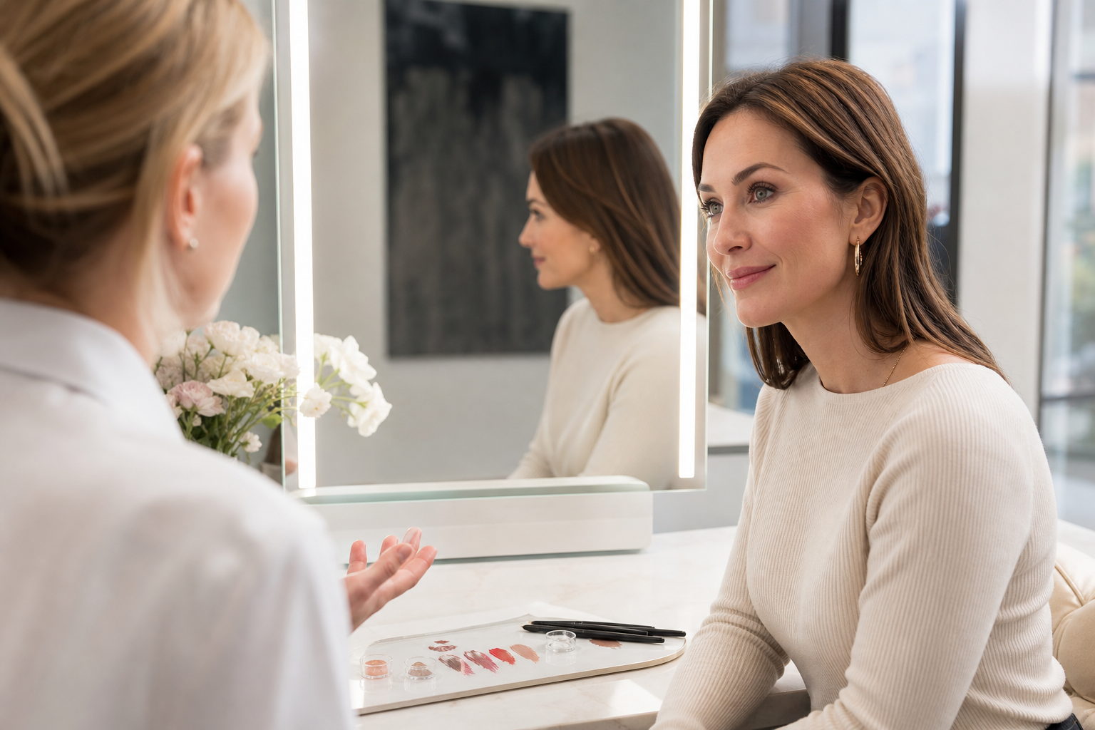 Permanent Make-up Berlin Mitte wenn Make-up im Alltag stört in einem hochwertigen Berliner Beauty-Studio